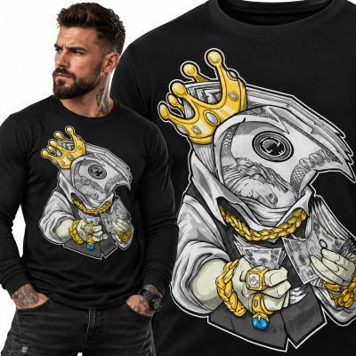 LONGSLEEVE  ŚMIESZNY KING DOLLAR